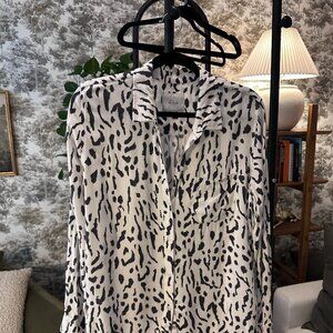 Rails Leopard Print Blouse